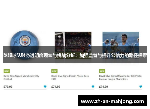 英超球队财务透明度现状与挑战分析:加强监管与提升公信力的路径探索 英超球队财务透明度现状与挑战分析:加强监管与提升公信力的路径探索